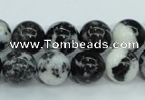 CBW104 15.5 inches 12mm round black & white jasper beads