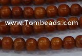 CBW501 15.5 inches 6mm round bayong wood beads wholesale