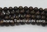 CBZ100 15.5 inches 4mm round bronzite gemstone beads