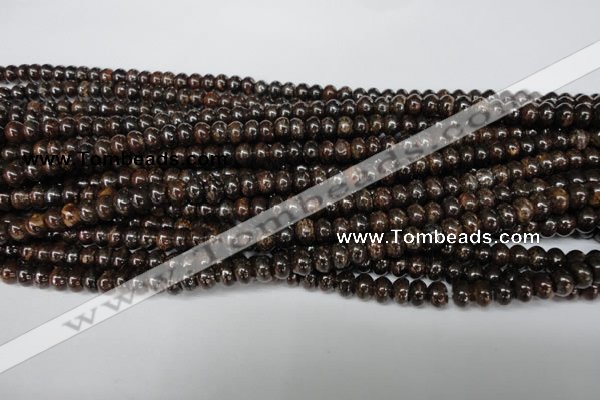 CBZ201 15.5 inches 3*6mm rondelle bronzite gemstone beads