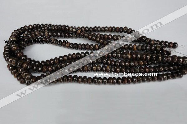 CBZ202 15.5 inches 5*8mm rondelle bronzite gemstone beads