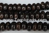 CBZ203 15.5 inches 6*10mm rondelle bronzite gemstone beads