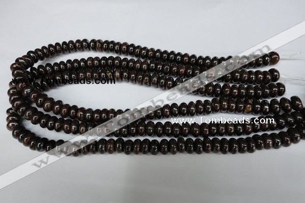 CBZ203 15.5 inches 6*10mm rondelle bronzite gemstone beads