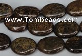 CBZ219 15.5 inches 13*18mm oval bronzite gemstone beads