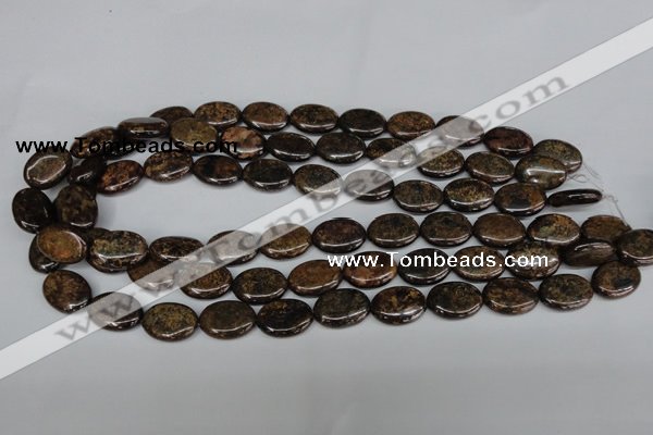 CBZ219 15.5 inches 13*18mm oval bronzite gemstone beads