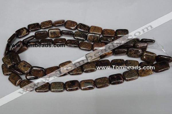 CBZ237 15.5 inches 13*18mm rectangle bronzite gemstone beads