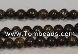 CBZ252 15.5 inches 3mm round bronzite gemstone beads wholesale