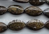 CBZ305 15.5 inches 12*20mm marquise bronzite gemstone beads wholesale