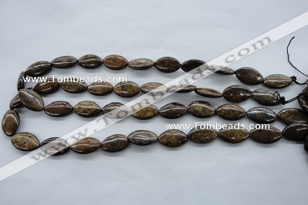 CBZ305 15.5 inches 12*20mm marquise bronzite gemstone beads wholesale