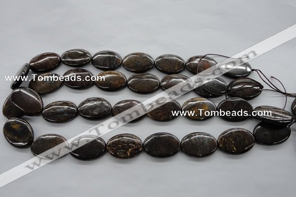 CBZ307 15.5 inches 18*25mm oval bronzite gemstone beads wholesale