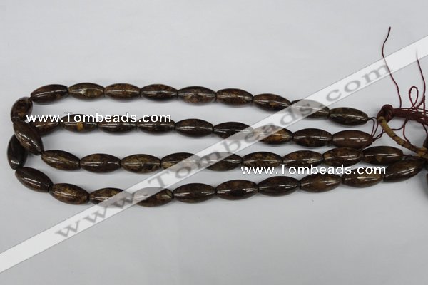 CBZ406 15.5 inches 10*20mm rice bronzite gemstone beads