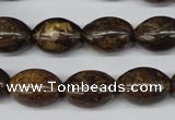 CBZ408 15.5 inches 12*16mm rice bronzite gemstone beads