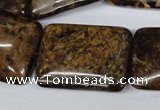 CBZ424 15.5 inches 22*30mm rectangle bronzite gemstone beads