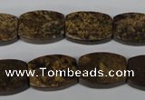 CBZ428 15.5 inches 13*18mm flat drum bronzite gemstone beads