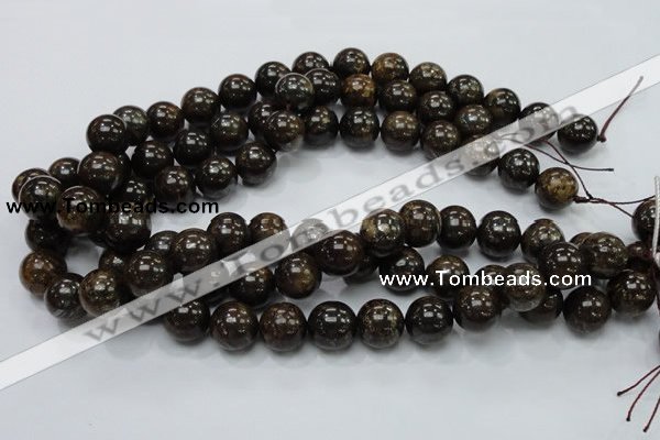 CBZ53 15.5 inches 14mm round bronzite gemstone beads wholesale