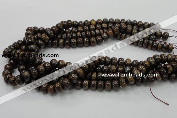 CBZ54 15.5 inches 7*10mm rondelle bronzite gemstone beads wholesale