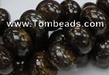 CBZ55 15.5 inches 10*15mm rondelle bronzite gemstone beads wholesale