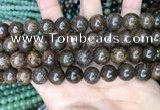 CBZ622 15.5 inches 12mm round bronzite beads wholesale