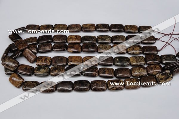 CBZ75 15.5 inches 13*18mm rectangle bronzite gemstone beads