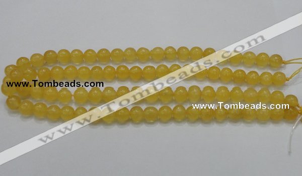 CCA05 15.5 inches 10mm round yellow calcite gemstone beads wholesale