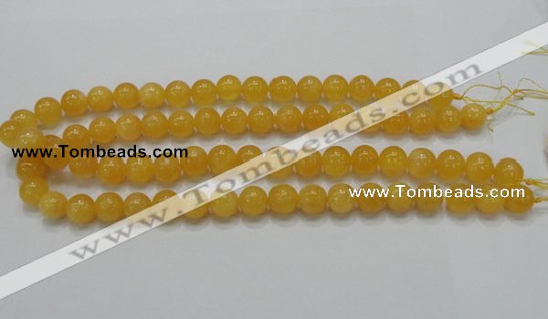 CCA06 15.5 inches 12mm round yellow calcite gemstone beads wholesale