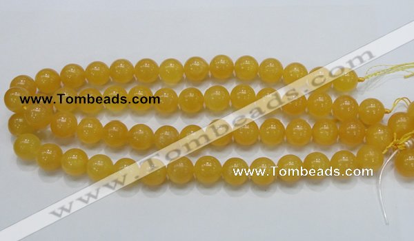 CCA15 15.5 inches 16mm round yellow calcite gemstone beads wholesale