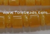 CCA20 15.5 inches 6*18mm & 12*18mm rondelle calcite gemstone beads