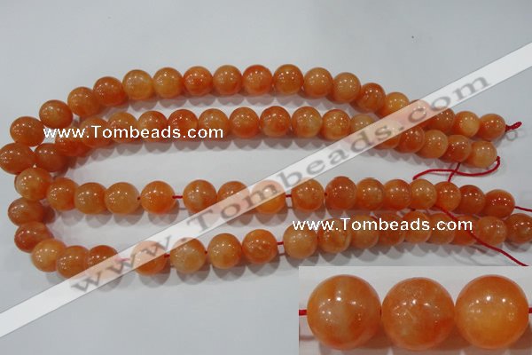 CCA304 15.5 inches 12mm round orange calcite gemstone beads wholesale