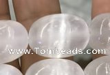 CCA372 15.5 inches 13*18mm rice white calcite gemstone beads