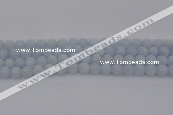 CCA407 15.5 inches 10mm round blue calcite gemstone beads