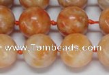 CCA455 15.5 inches 14mm round orange calcite gemstone beads