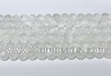 CCA511 15.5 inches 8mm round white calcite gemstone beads