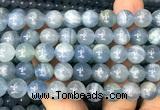 CCA583 15 inches 10mm round blue calcite gemstone beads