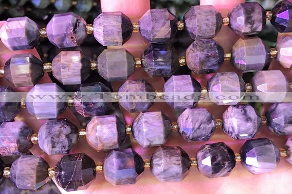 CCB1024 15 inches 11*12mm faceted eagle eye jasper beads