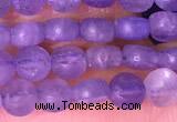 CCB1044 15 inches 4mm faceted coin tanzanite beads