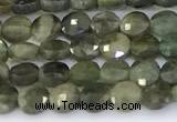 CCB1168 15 inches 4mm faceted coin gemstone beads