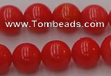 CCB126 15.5 inches 8mm round red coral beads strand wholesale