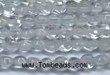 CCB1350 15 inches 2.5mm faceted coin white crystal beads