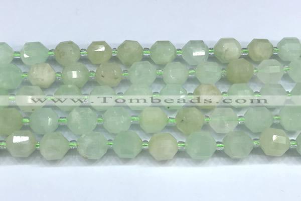 CCB1511 15 inches 9mm - 10mm faceted gemstone beads