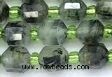 CCB1575 15 inches 5mm - 6mm faceted prehnite gemstone beads