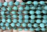 CCB1962 15 inches 8mm faceted coin dyed jade beads