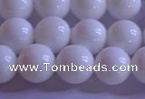 CCB403 15.5 inches 10mm round white tridacna beads wholesale