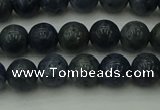 CCB451 15.5 inches 6mm round blue coral beads wholesale