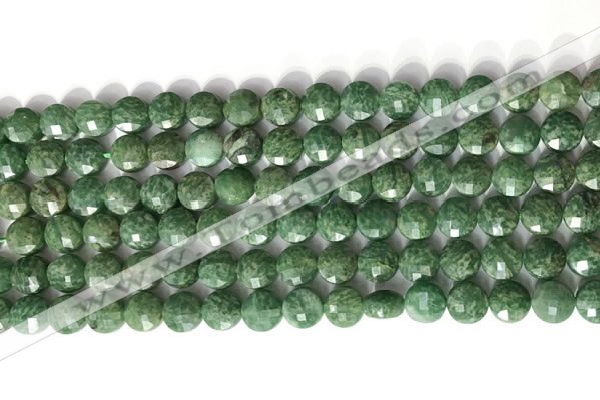 CCB752 15.5 inches 8mm faceted coin gemstone beads