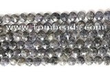 CCB772 15.5 inches 8mm faceted coin iolite gemstone beads