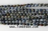 CCB806 15.5 inches 4*6mm rice dumortierite gemstone beads wholesale