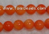 CCB82 15.5 inches 4-6mm round orange coral beads Wholesale