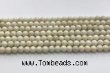 CCB821 15.5 inches 6mm round ivory jasper gemstone beads wholesale