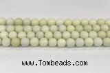 CCB831 15.5 inches 12mm round ivory jasper gemstone beads wholesale