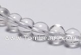 CCC02 15 inches 8mm round white crystal beads Wholesale